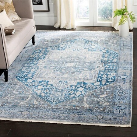 Safavieh Vintage Persian 9 ft. x 11 ft. - 7 in. Rectangle Area Rug - Charcoal & Blue VTP474H-9